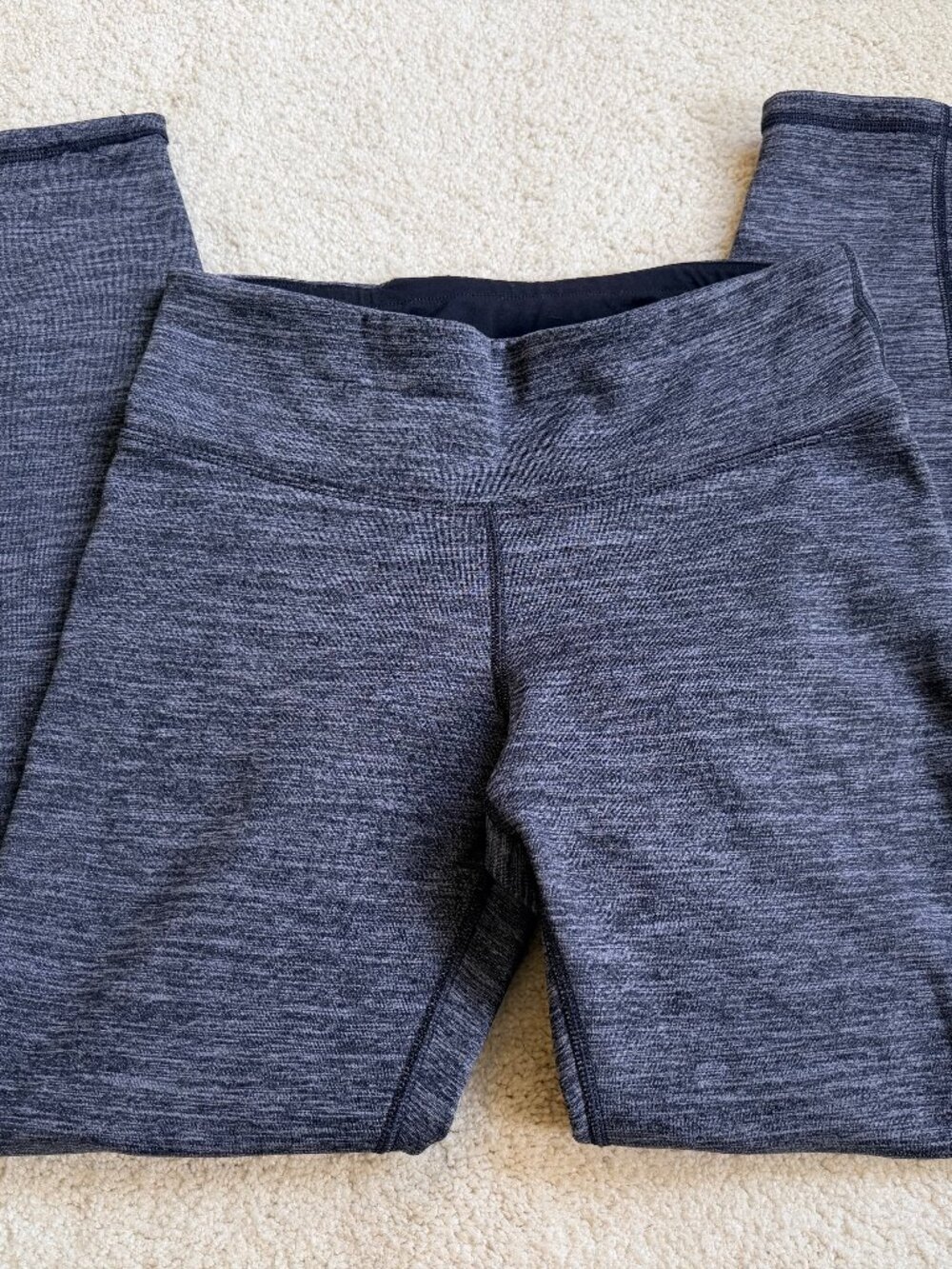 ATHLETA altitude tight in polartec leggings charcoal gray sz M